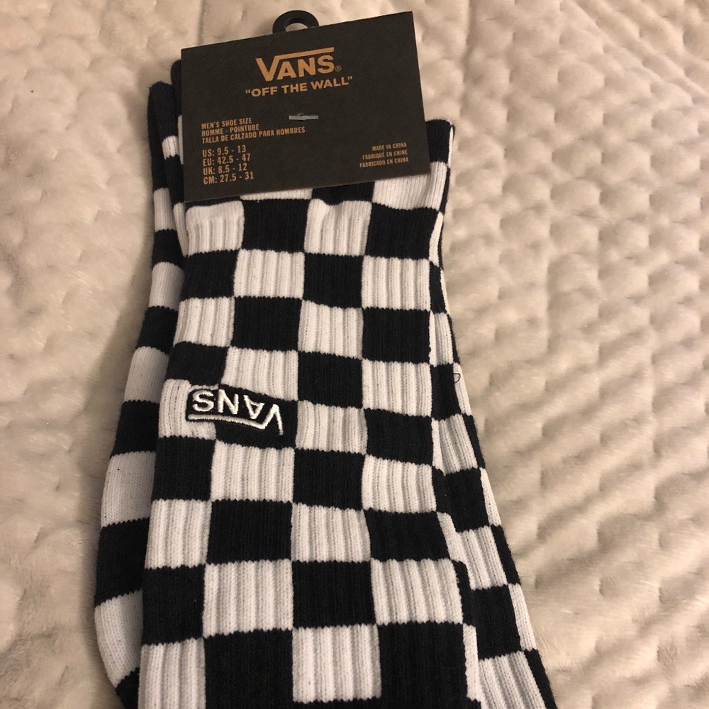 Vans Checkered Socks BNWT